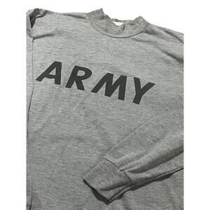 Vintage 1999 US Army IPFU Long Sleeve PT Shirt - Size Large - Grey